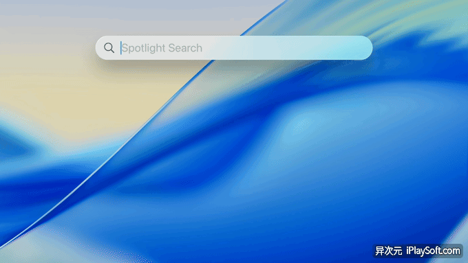 Spotlight 聚焦搜索