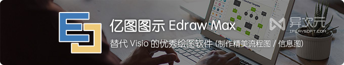 亿图图示 Edraw Max - 替代 Visio 的国产优秀办公绘图软件 (流程图/思维导图)