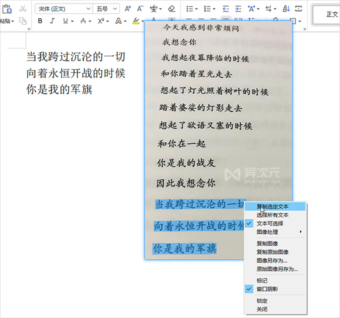 图片文字提取