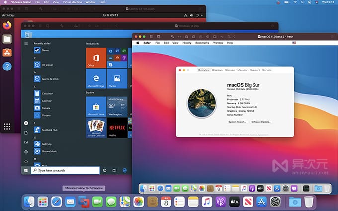 VMWare Fusion 虚拟机