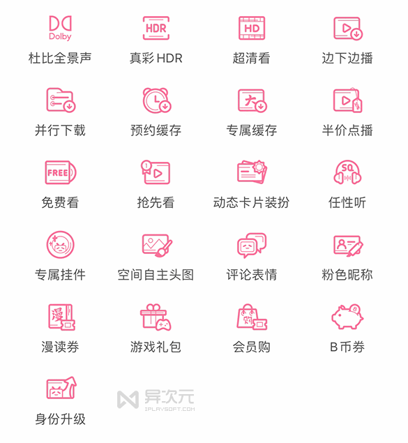 B站会员特权